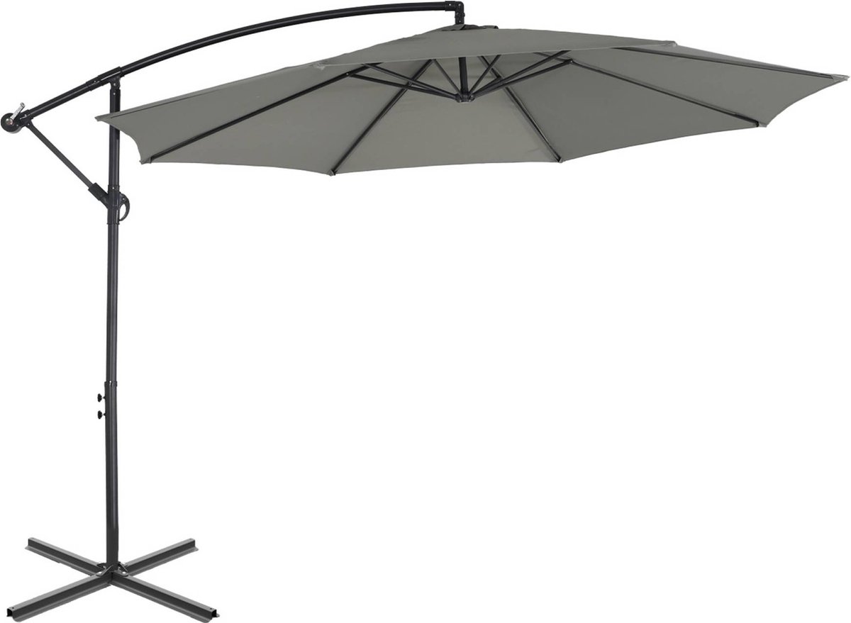 sweeek - Zweefparasol, rond, hardelot diameter 300cm excentrisch 8 baleinen (3701672513627)