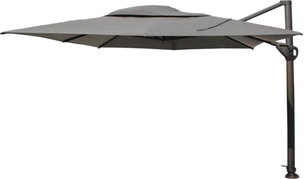 4 Seasons Outdoor Hacienda Zweefparasol 300x400 - Antraciet (8718144544060)