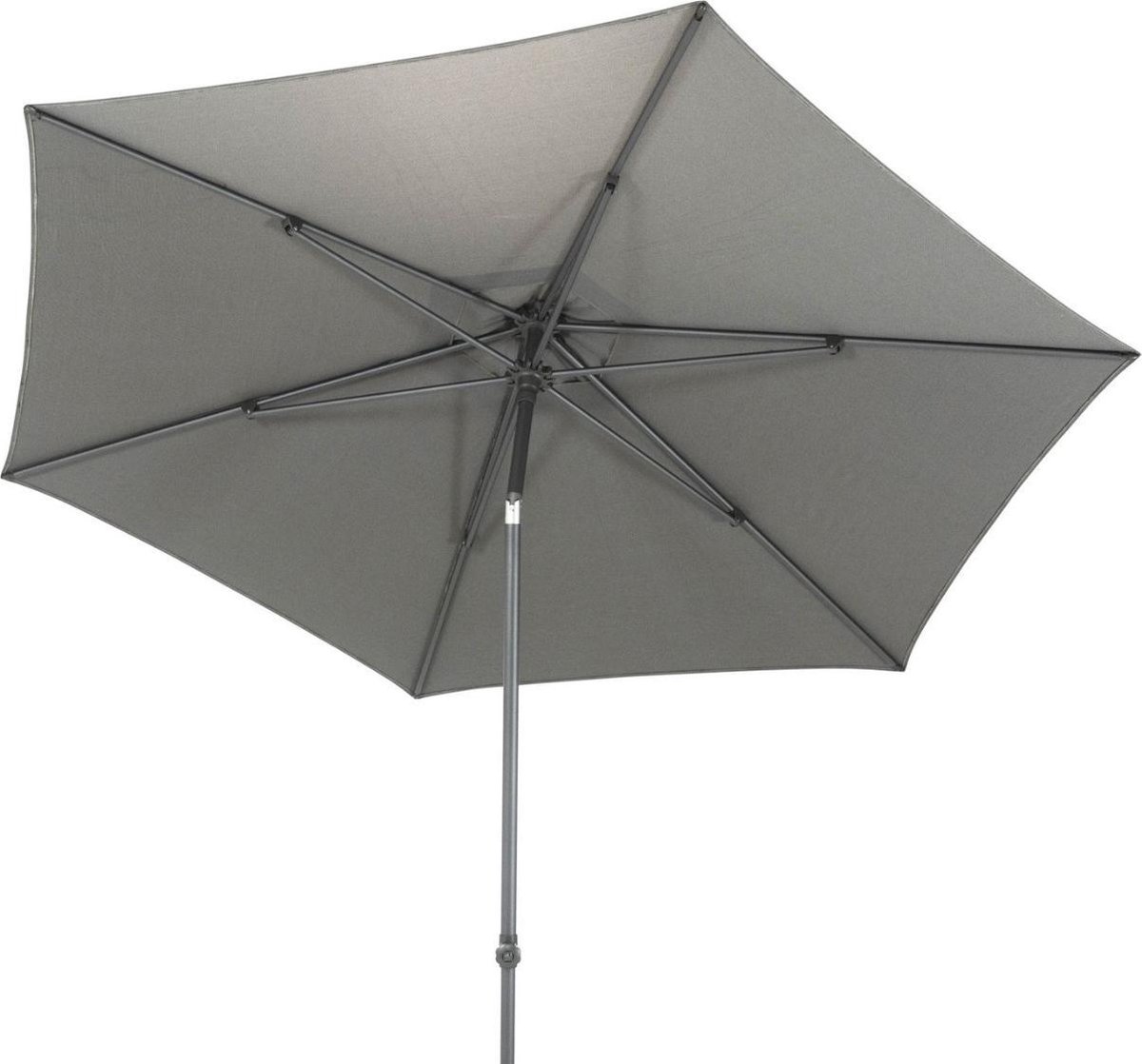 4-Seasons stokparasol Azzurro 300 cm - Mid Grey (8718144571479)