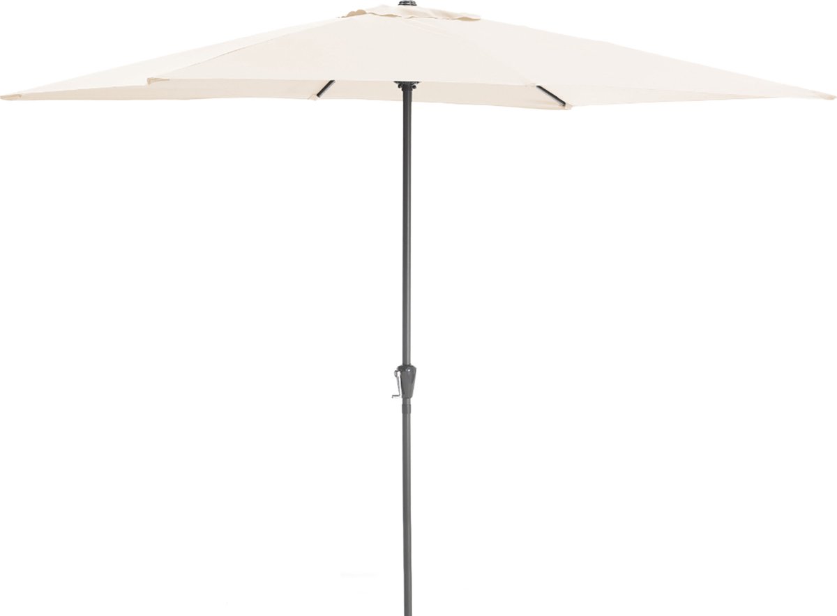 ACAZA Parasol - Parasols - Stokparasol - Stokparasols - 270 cm Diameter - Ecru - Strandparasol (5400943017953)