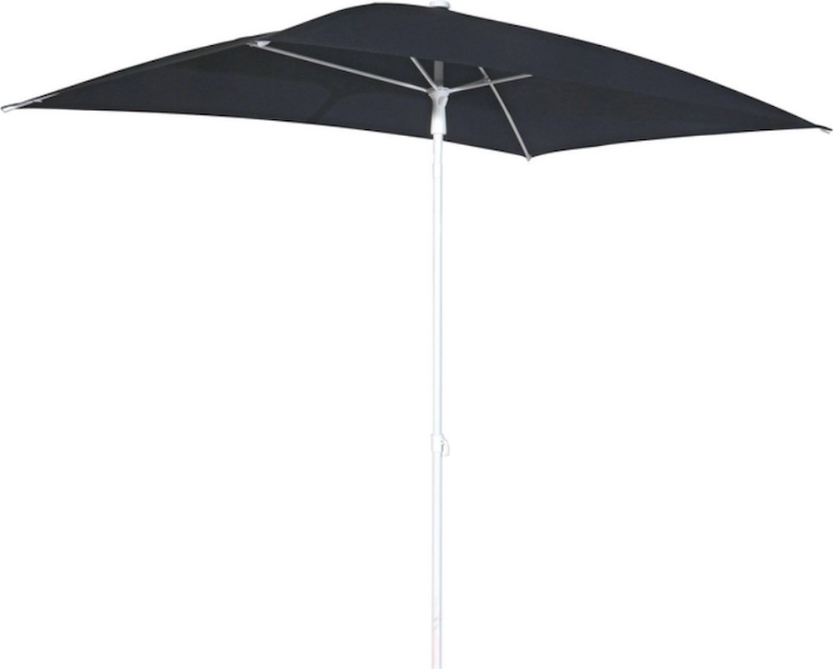 Borek - Parma Stokparasol Rechthoek 135x215 cm zwart (8716839899228)