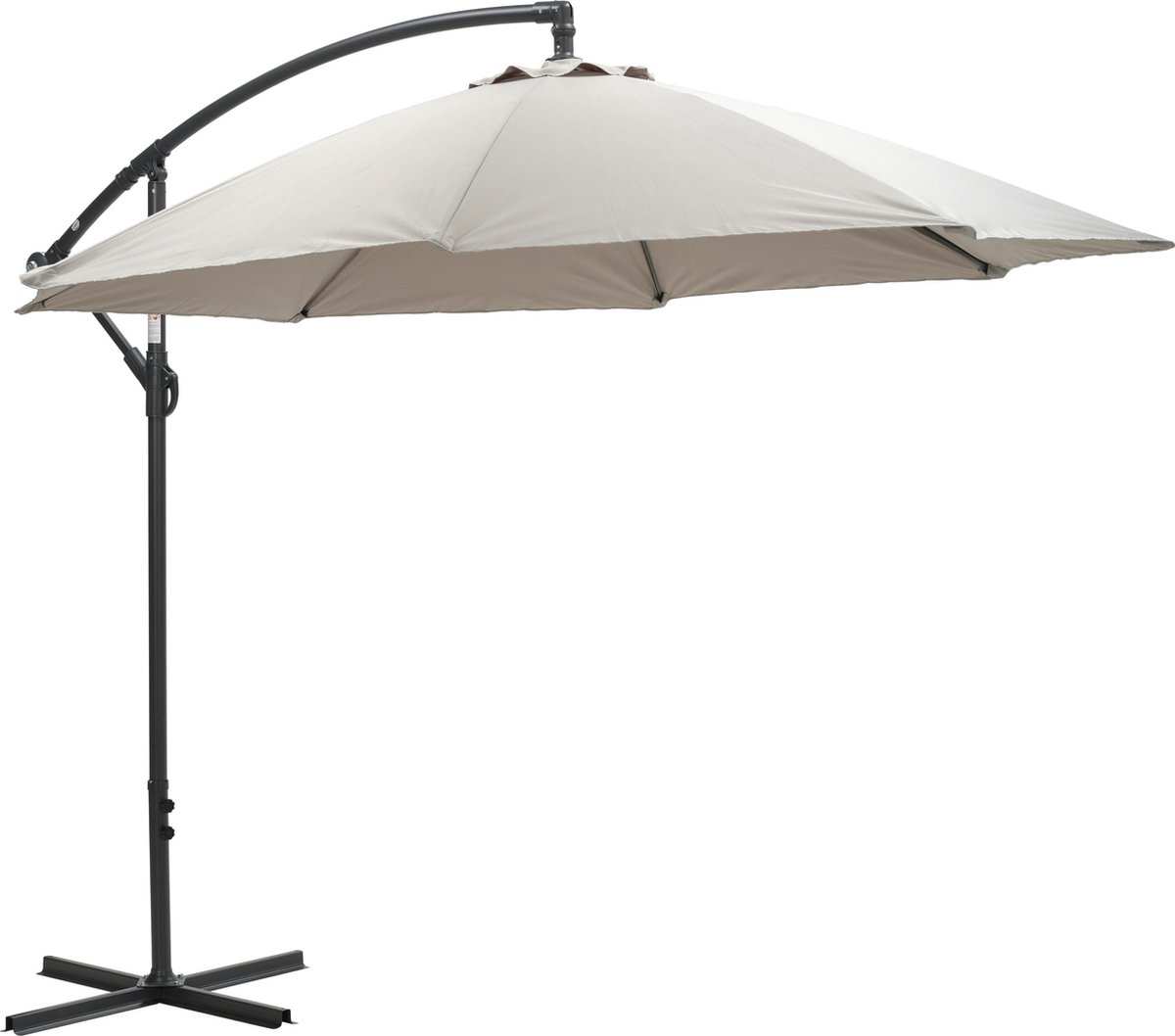 Garden Impressions - Athene zweefparasol - ⌀300 cm - sand (8713002110999)