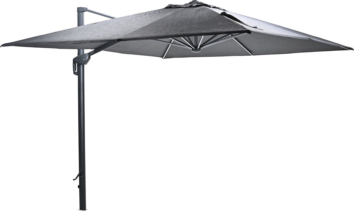 Garden Impressions Hawaii Big Pole zweefparasol 300x400 cm - zwart (8713002118605)