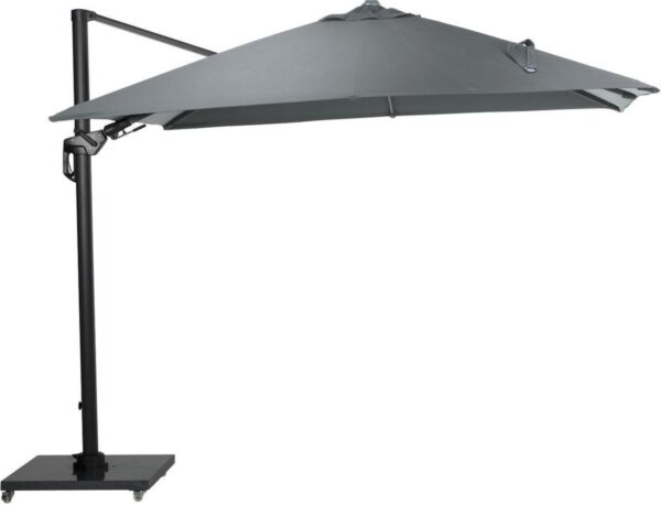 Garden Impressions Hawaii Lumen zweefparasol - 300 x 300 - carbon black/ donkergrijs (8713002118520)