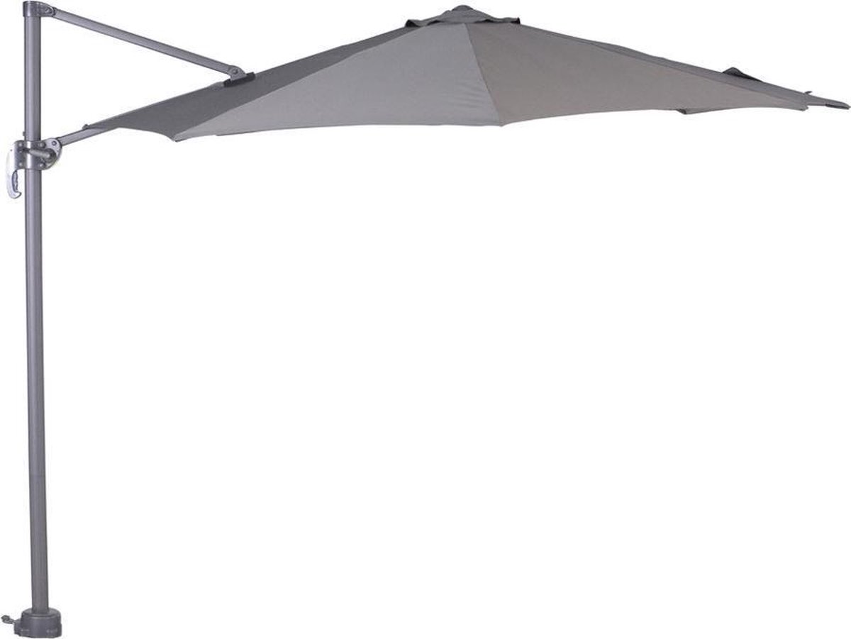 Garden Impressions Hawaii S zweefparasol - 300 cm - carbon black/ licht grijs (8713002504002)