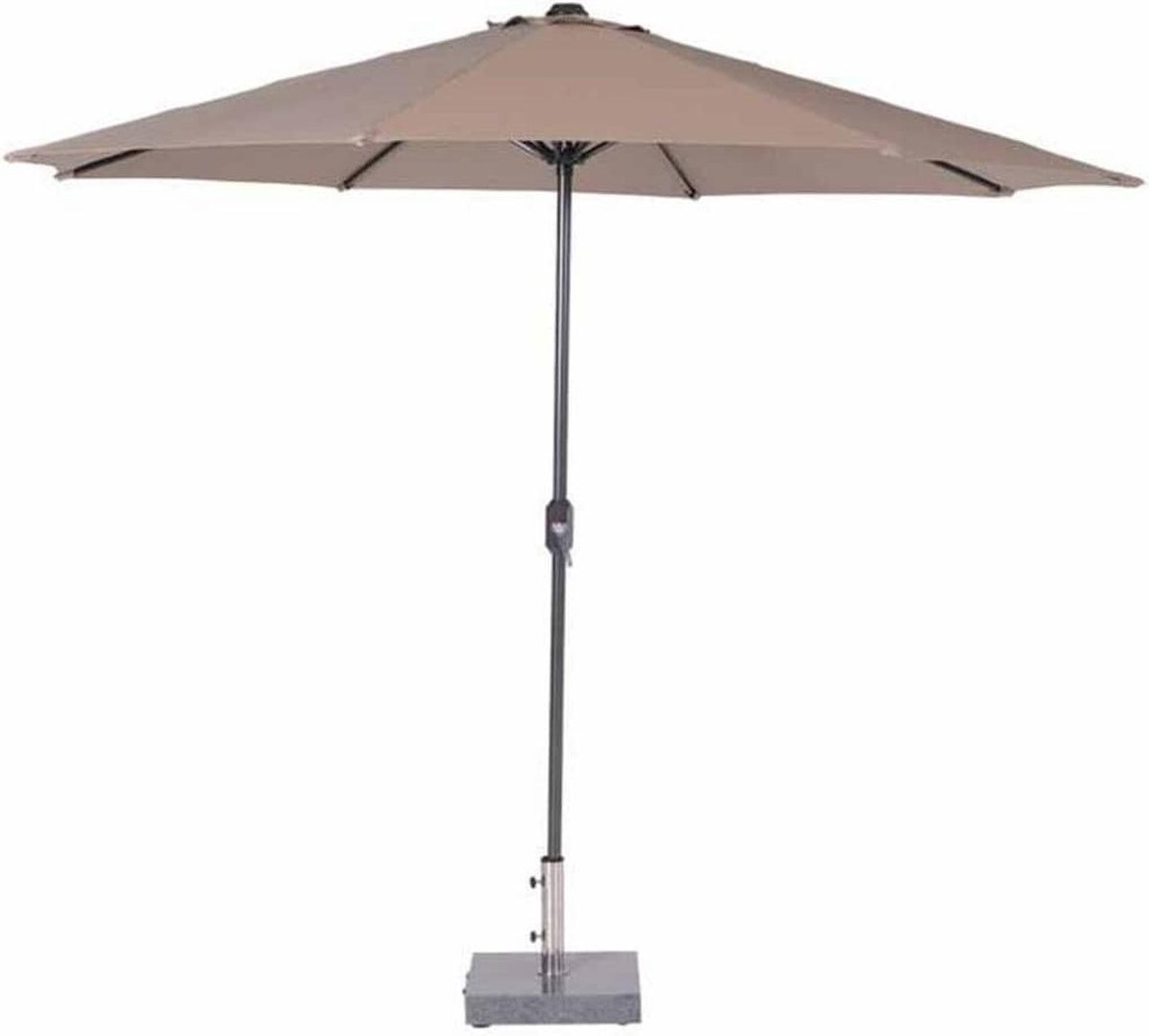 Garden Impressions Stokparasol - Lotus - ⌀300 cm - Taupe (8713002110869)