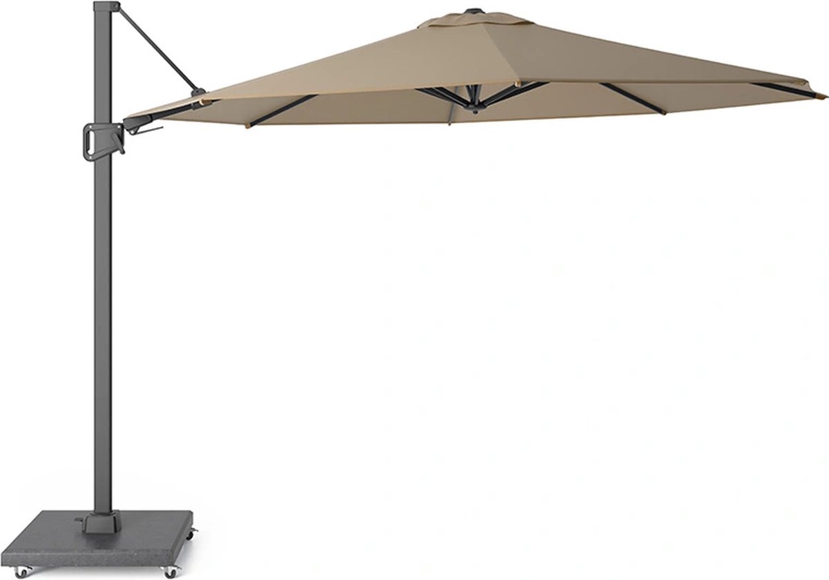 Halifax Zweefparasol ⌀350 cm - Taupe (8720039165137)