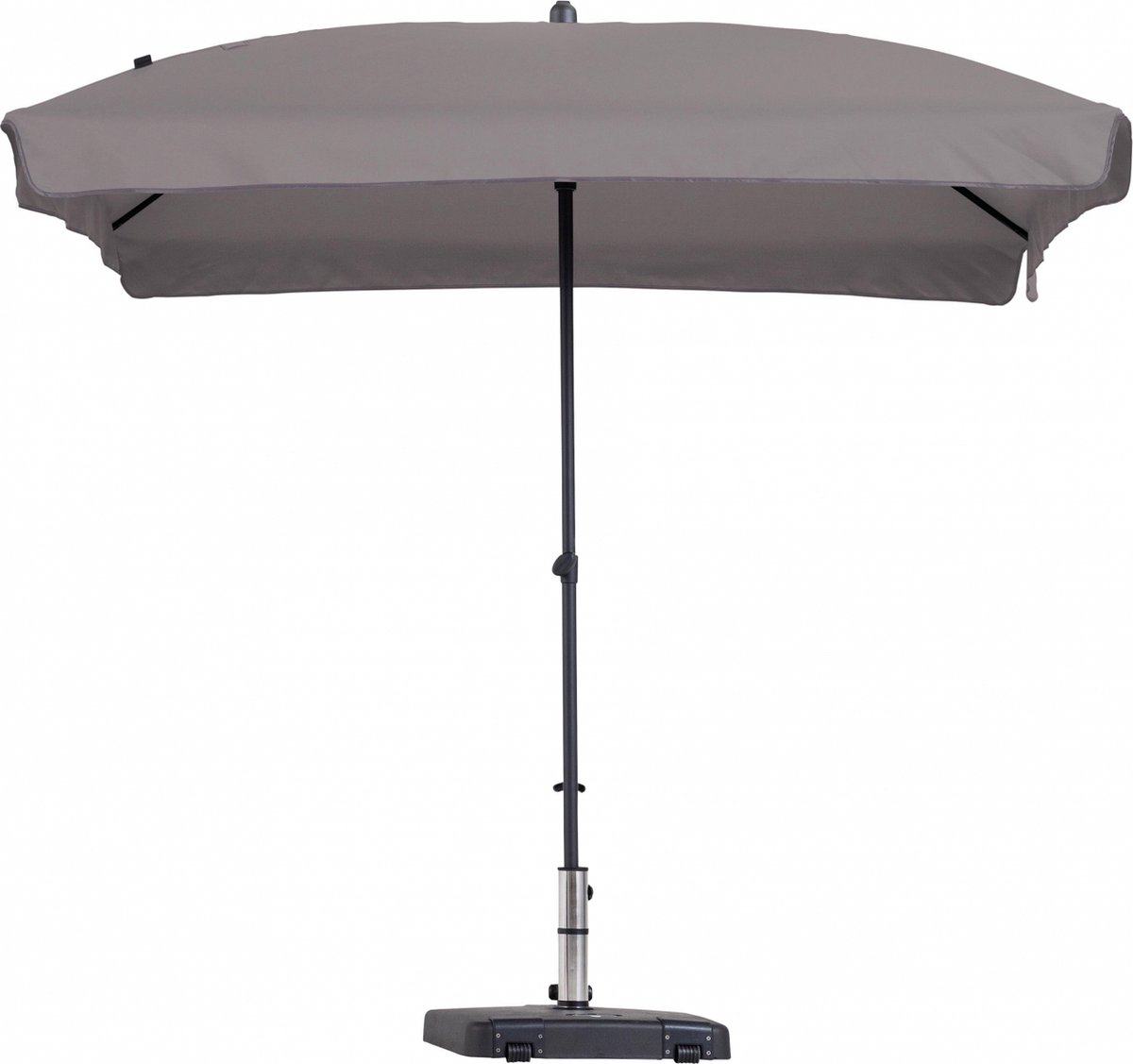 Madison Patmos Parasol - stokparasol - 210x140 cm - taupe - zonder voet (8713229247485)