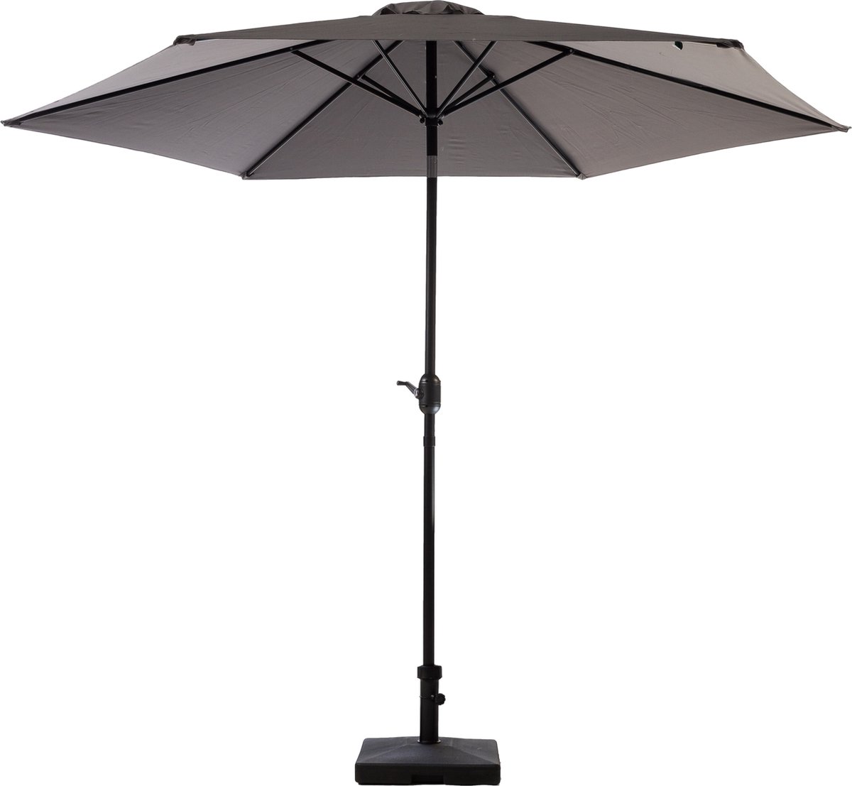 MaxxGarden Stokparasol - tuin en balkon parasol - opdraaisysteem - 300 cm - Antraciet (5404022215544)