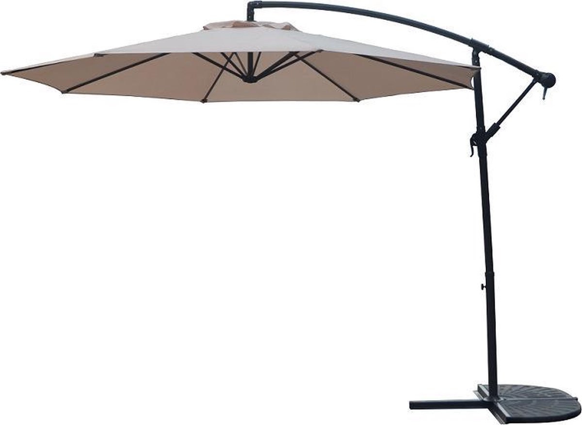 PimXL Zweefparasol - ⌀300 cm - Ecru (8719497490103)