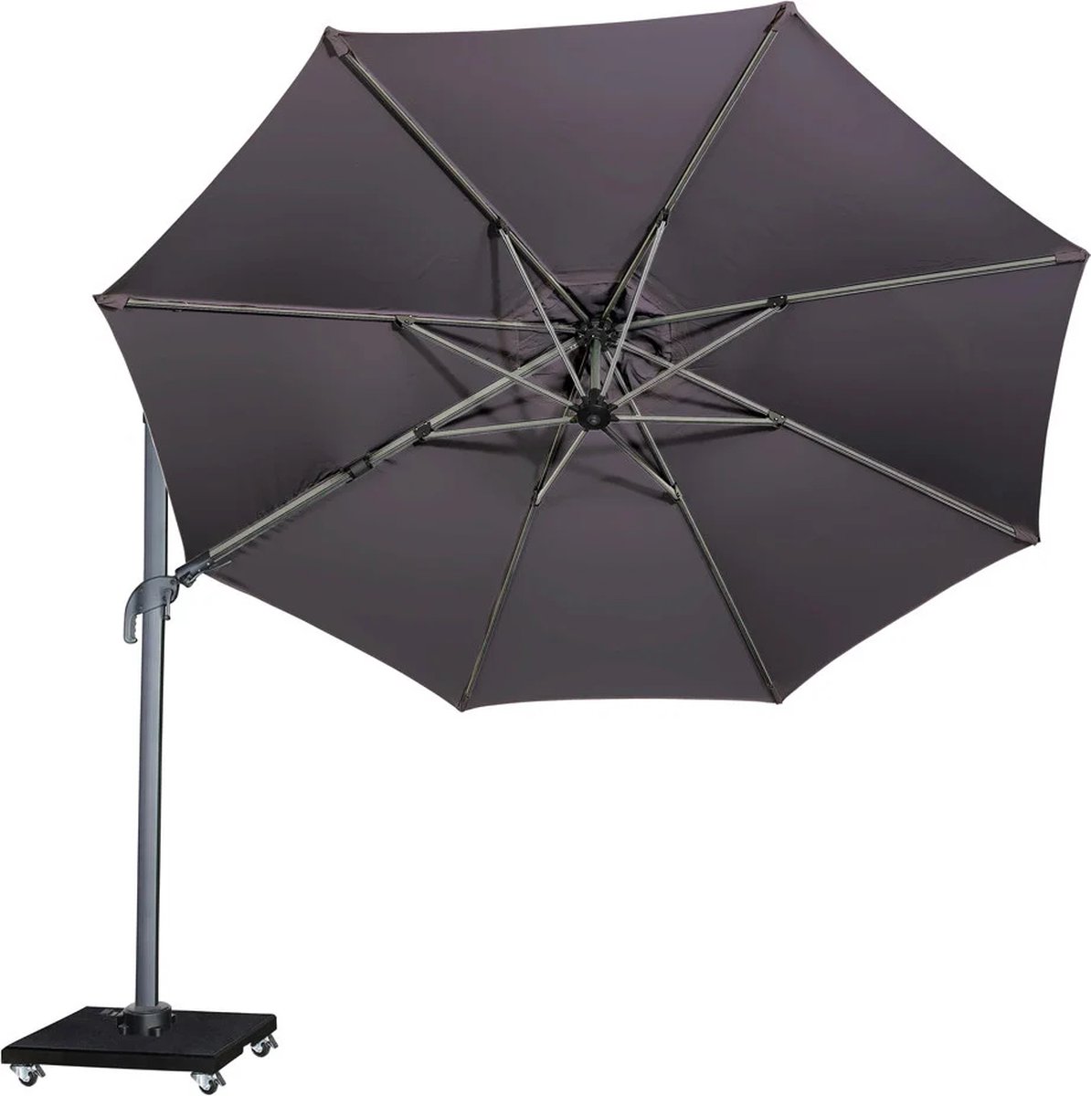 Platinum Merida Zweefparasol ⌀350cm Antraciet (8717591775690)