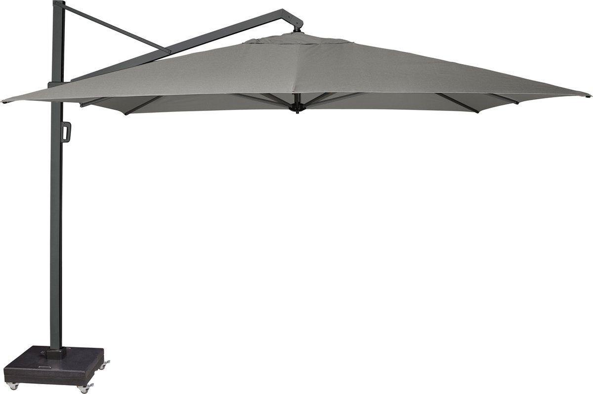 Platinum Sun & Shade - Zweefparasol - Icon Premium - 400x300 cm - Manhattan - Kantelbaar - 360° Draaibaar - 98% UV protectie (8717591772927)