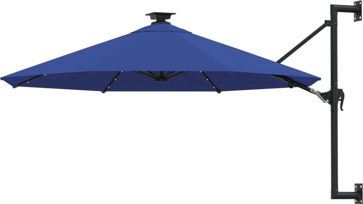 The Living Store Wandparasol Exclusive s - Tuin - 300 x 131 cm - Uv-beschermend polyester (8721031265122)