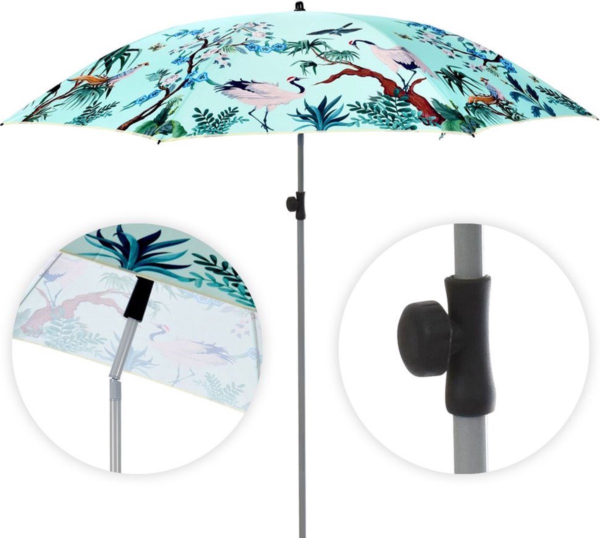 Tuin Strandparasol 180 cm - Tuinparasol - Strand Parasol - Buiten - Stokparasol (5904316458898)