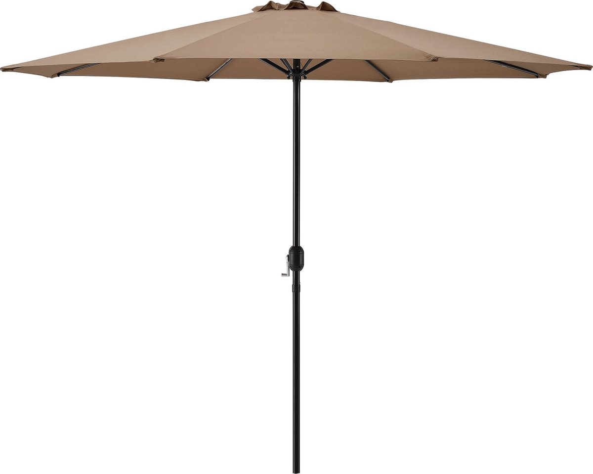 Tuinparasol Cleo - Stokparasol - 300x230 cm - Beige - Deluxe Look (6097245464418)