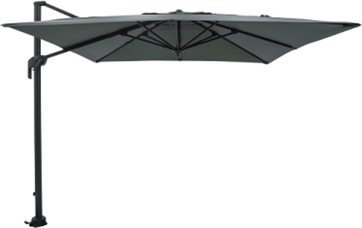 Zweefparasol Vierkant - Donkergrijs - 250x250cm - Colmar - Giga Living (5704745115276)