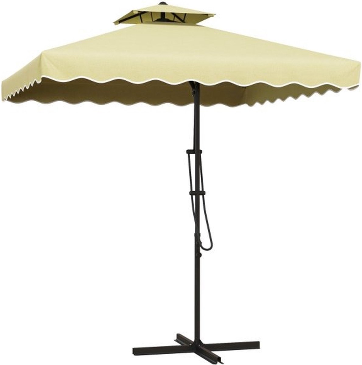 parasol-243x243cm-balkon-zweefparasol-dubbel-dak-kruisvoet-ruches-4-spaken-metaal-tuin-terras (8720783192823)