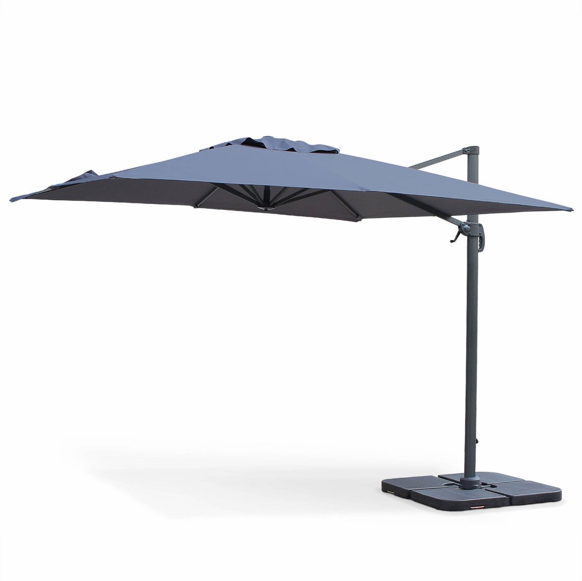 sweeek - Zweefparasol, falgos, 3x3m (3760216532777)