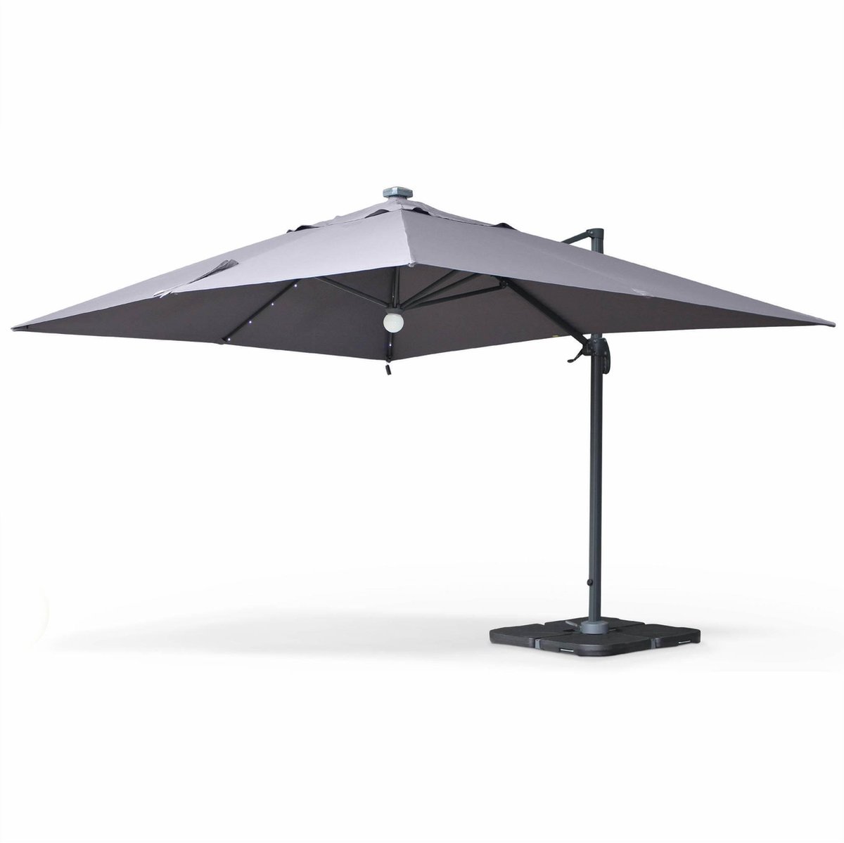 sweeek - Zweefparasol led luce - 3x4m (3760216539677)