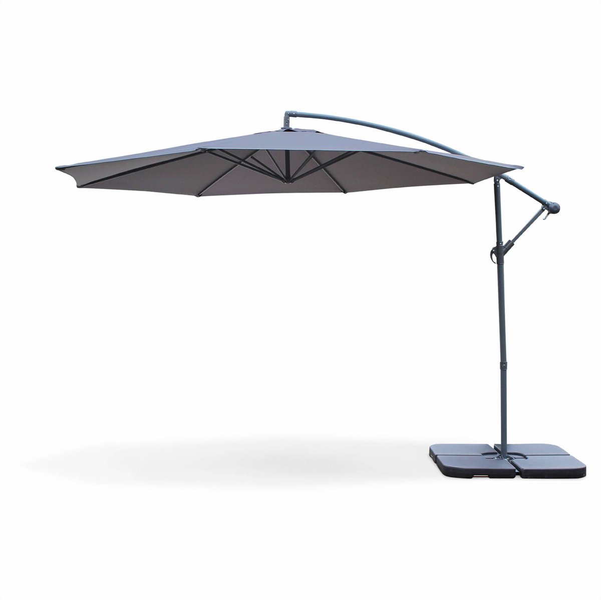 sweeek - Zweefparasol rond hardelot diameter 350cm excentrisch 8 baleinen (3760216532678)