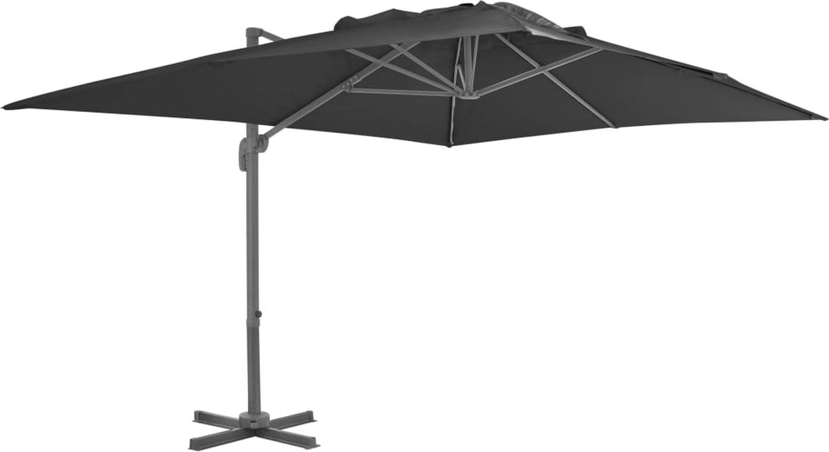 vidaXL-Zweefparasol-met-aluminium-paal-400x300-cm-antraciet (8718475701187)