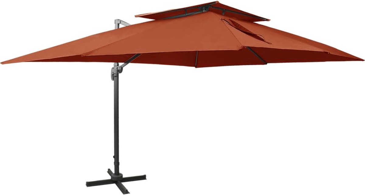 vidaXL-Zweefparasol-met-dubbel-dak-400x300-cm-terracottakleurig (8720286181874)