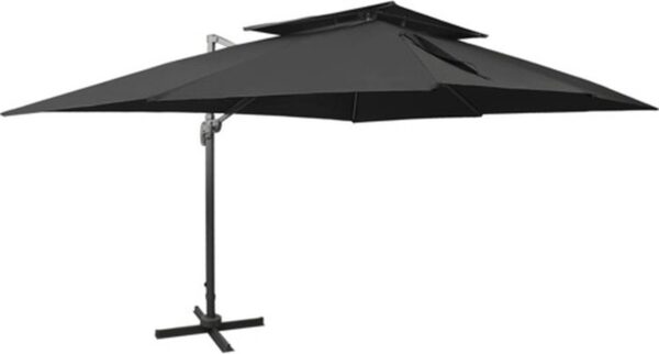 vidaXL-Zweefparasol-met-dubbel-dak-400x300-cm-zwart (8720286181812)