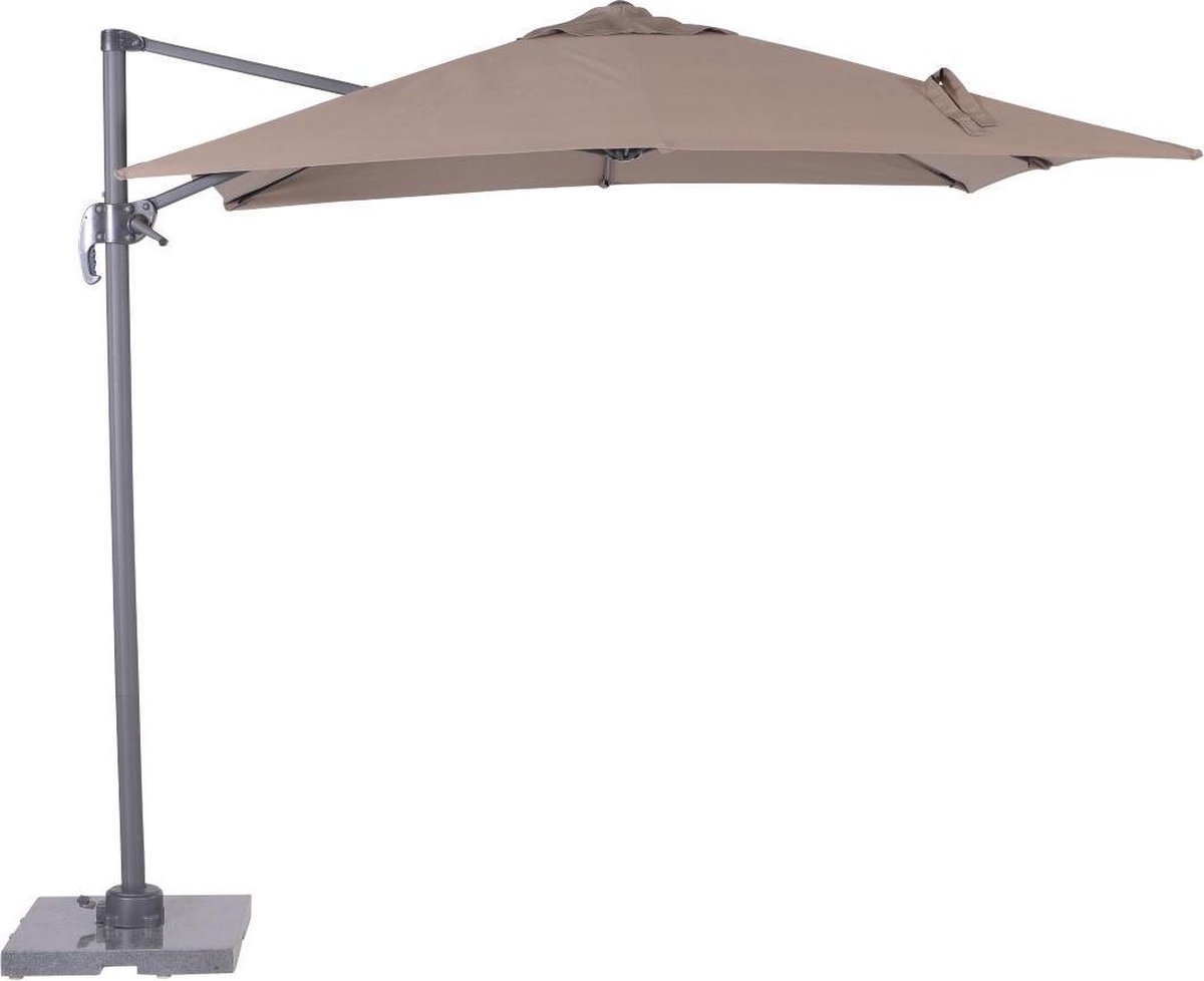 Garden Impressions Hawaii zweefparasol S 250 x 250 cm taupe (8713002504187)