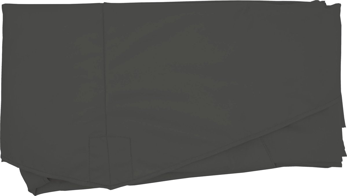 Vervangingshoes voor zweefparasol Deluxe MCW-D14, parasolhoes rond Ø 3m ~ antraciet zonder klep (4057651324685)