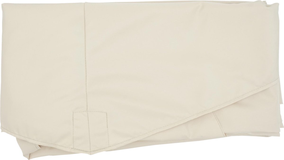 Vervangingshoes voor zweefparasol Deluxe MCW-D14, parasolhoes rond Ø 3m ~ crème zonder klep (4057651506623)