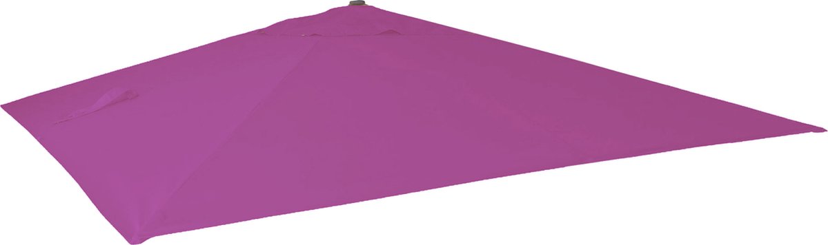 Vervangende hoes voor zweefparasol MCW-A96, parasolhoes, 3,5x3,5m (Ø4,95m) polyester 4kg ~ paars-paars (4057651496092)