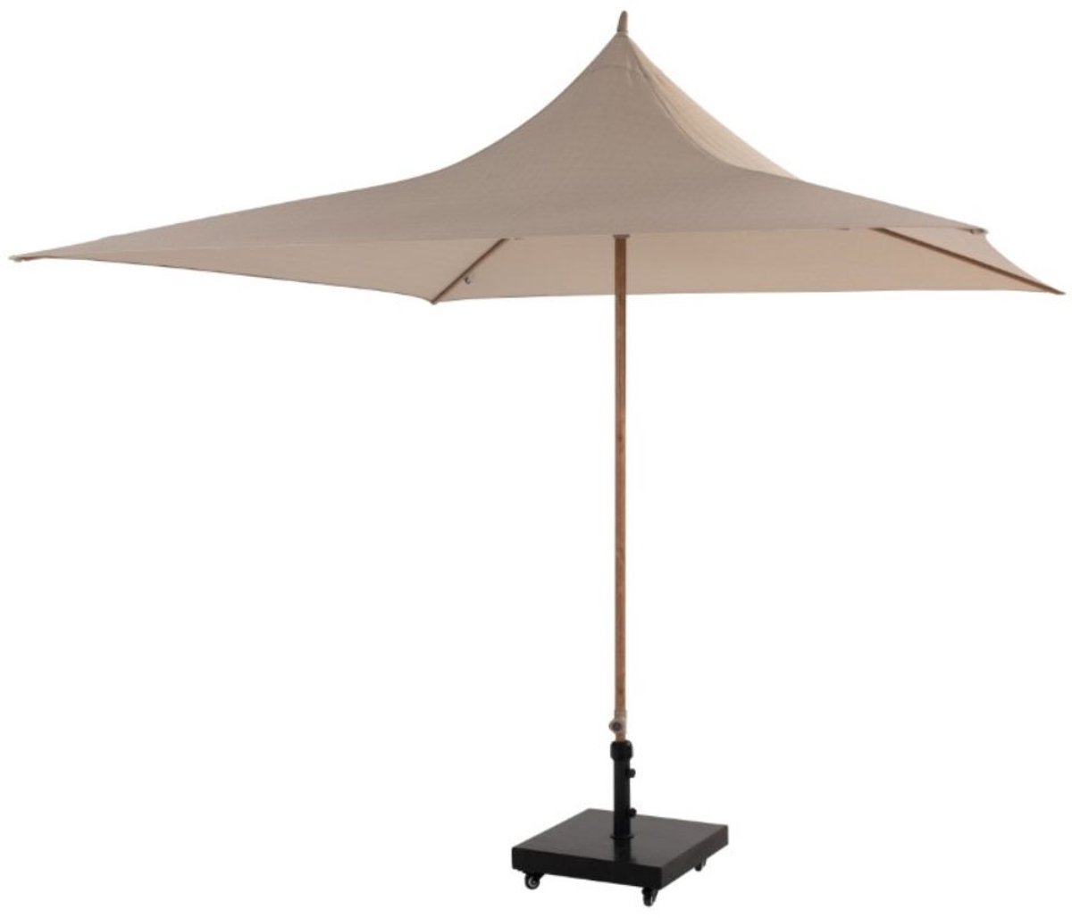 Vivenda stokparasol 270x270 cm houtlook frame zand 4 Seasons Outdoor (8720087023014)