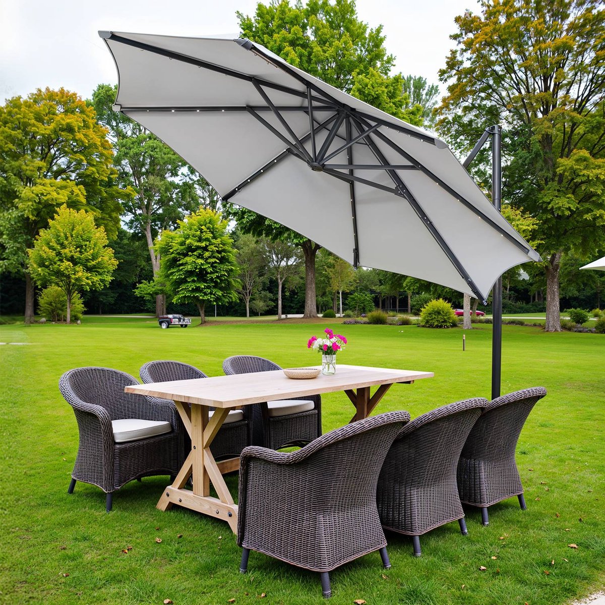 Parasol, zweefparasol, 300 cm (9503158454455)