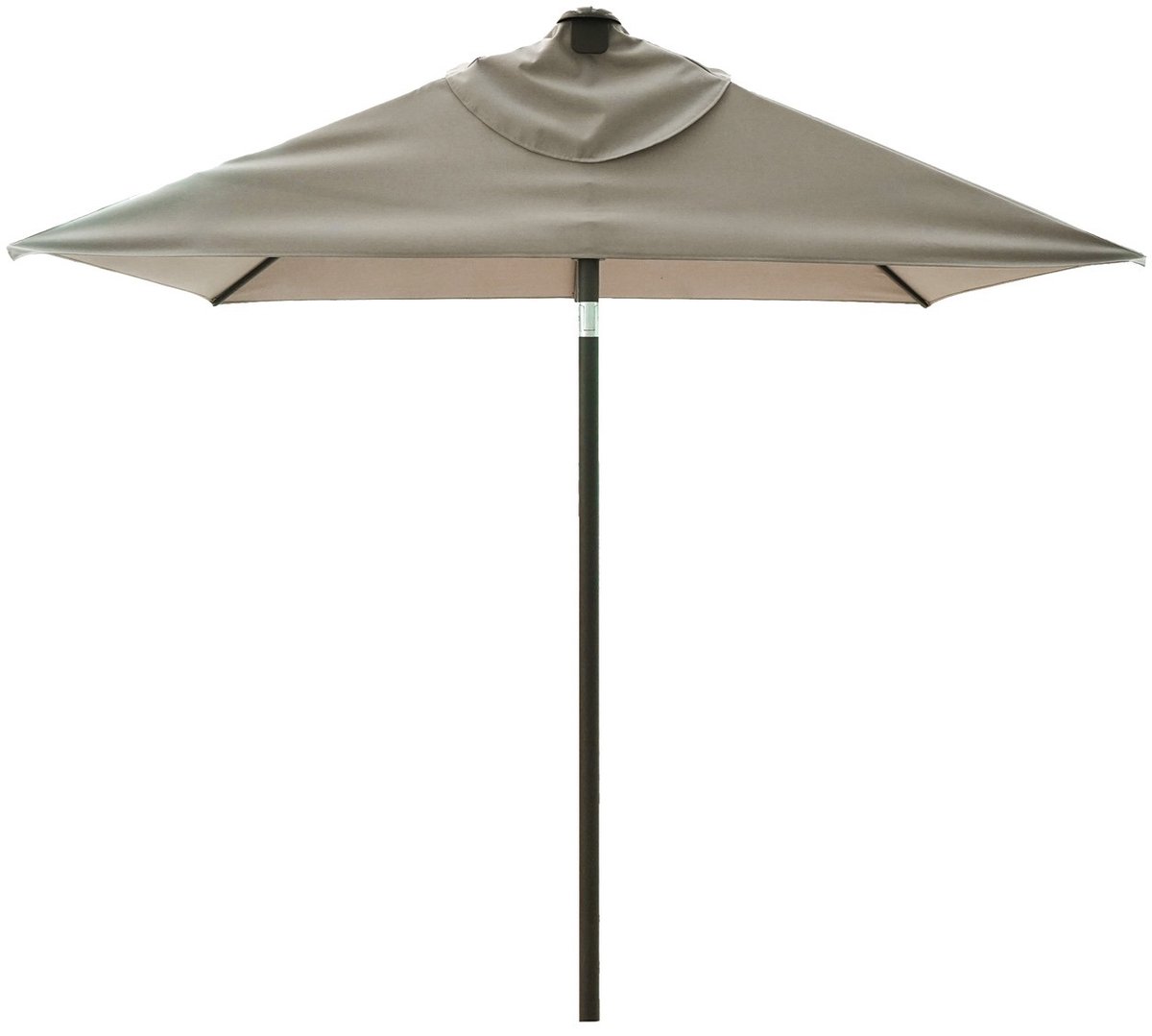 Madison Triangle stokparasol - 210x130 cm. Taupe (8713229390761)