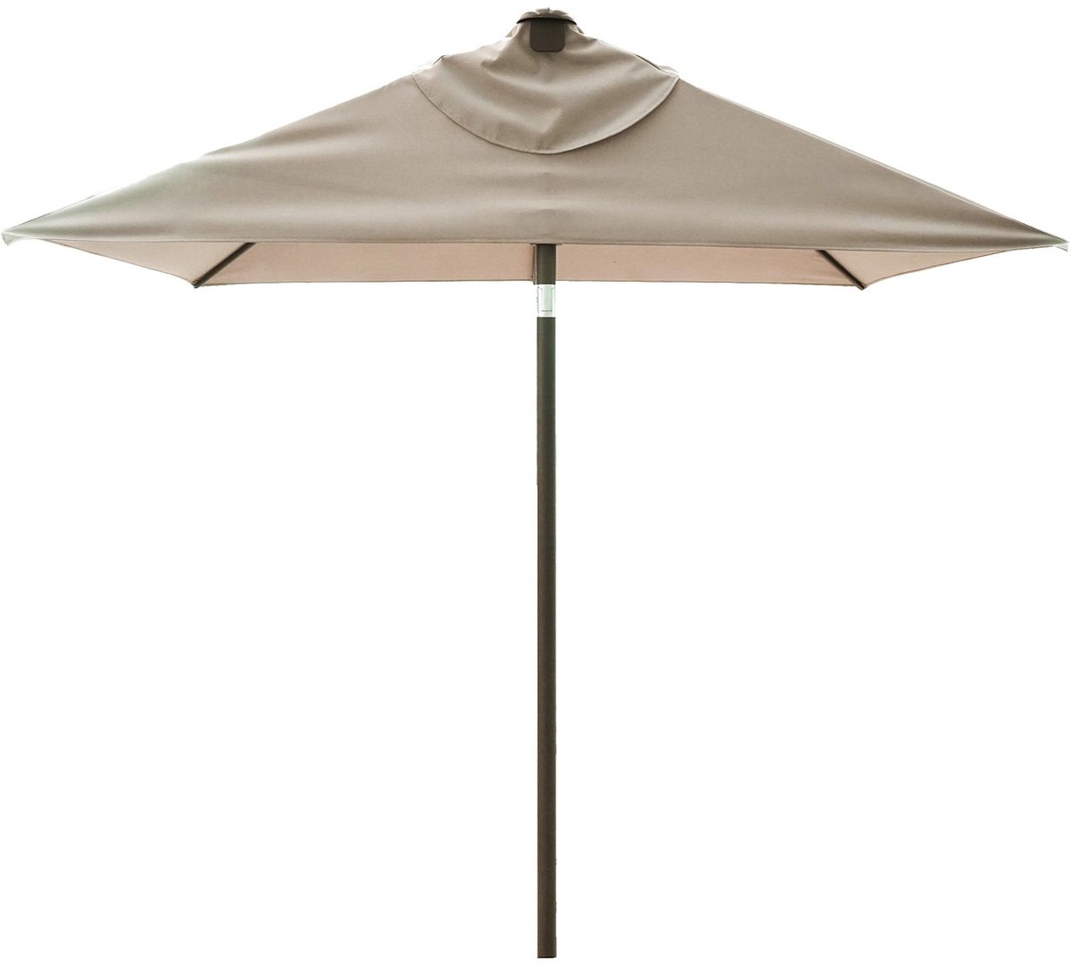 Madison Triangle stokparasol - 210x130 cm. ecru. (8713229390778)