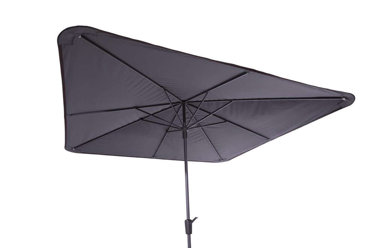 Madison stokparasol round corner 280 x 280 cm. - Taupe (8713229047313)