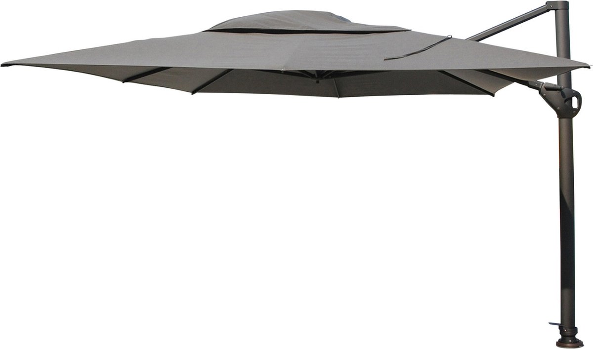 4-Seasons Hacienda Zweefparasol 300x400 - Charcoal (8718144544060)