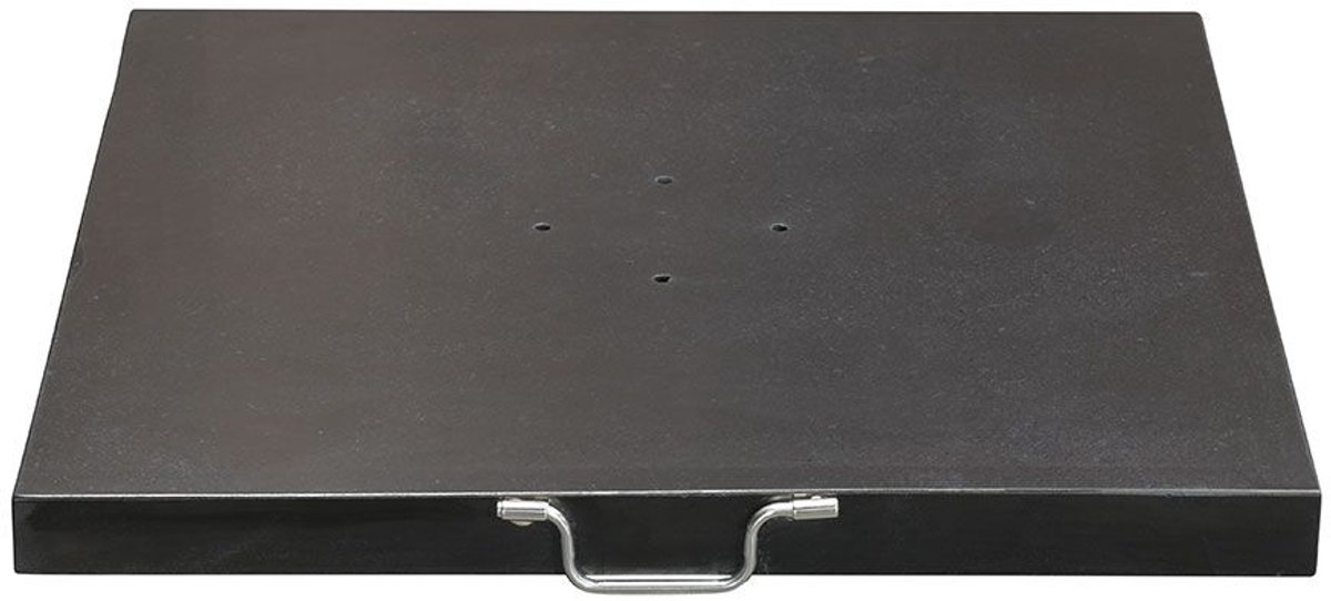 Garden Impressions Hawaii zweefparasol S Ø300 - donker grijs/ecru met 80 kg parasolvoet en parasolhoes (6097129216232)