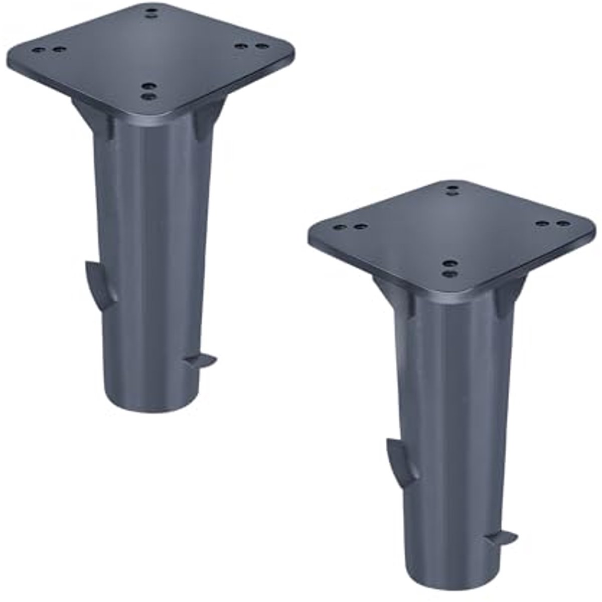 Metalen parasolstandaard met bodemhuls - Universele bodemplaat voor zweefparasols - Sterke en ruimtebesparende oplossing (6153910882823)