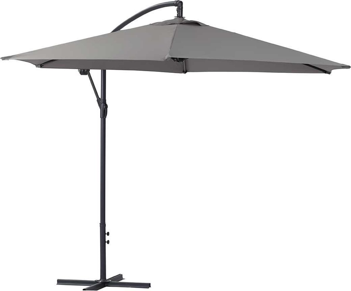 Parasol vrijhangend tuin zweefparasol Aluminium 