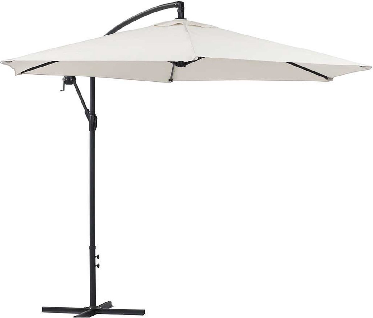 Parasol vrijhangend tuin zweefparasol "Ilios" - Ecru (3700746426580)