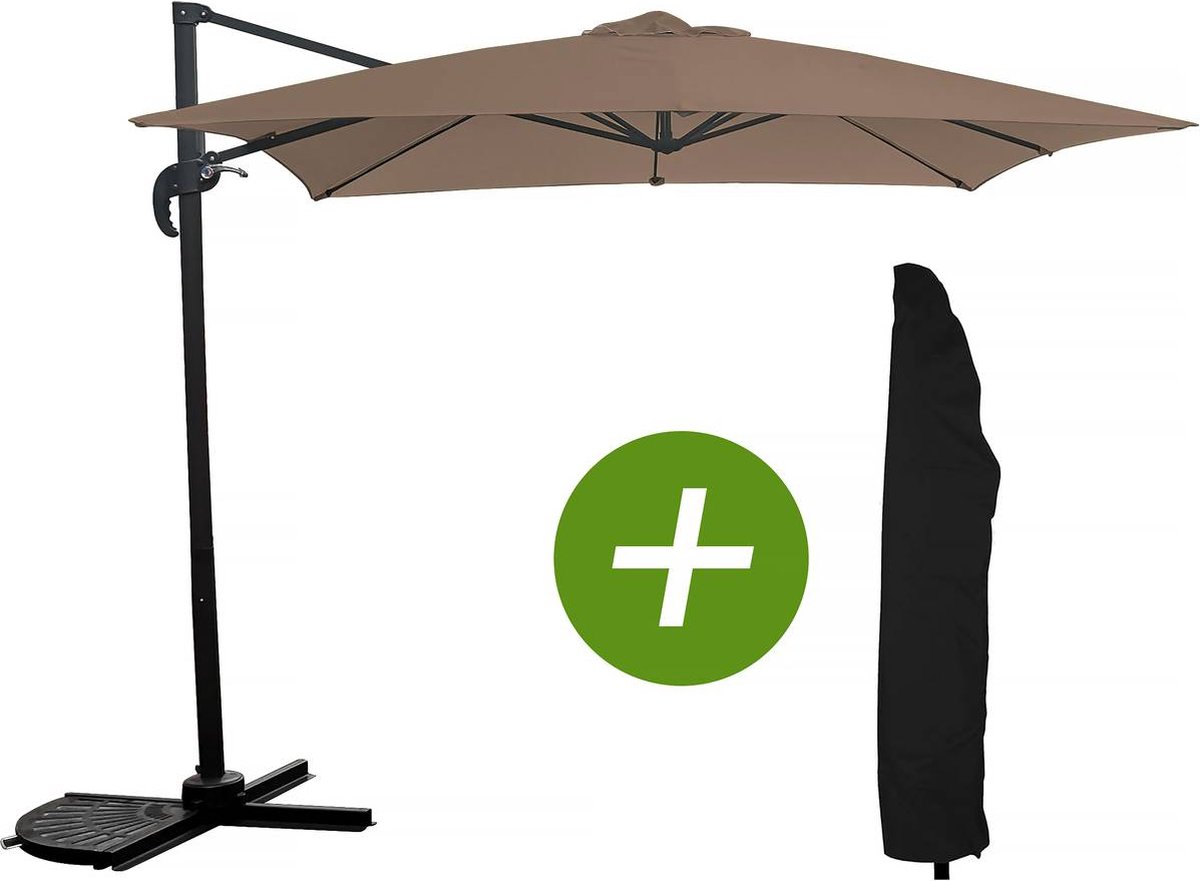 Parasol vrijhangend tuin zweefparasol 