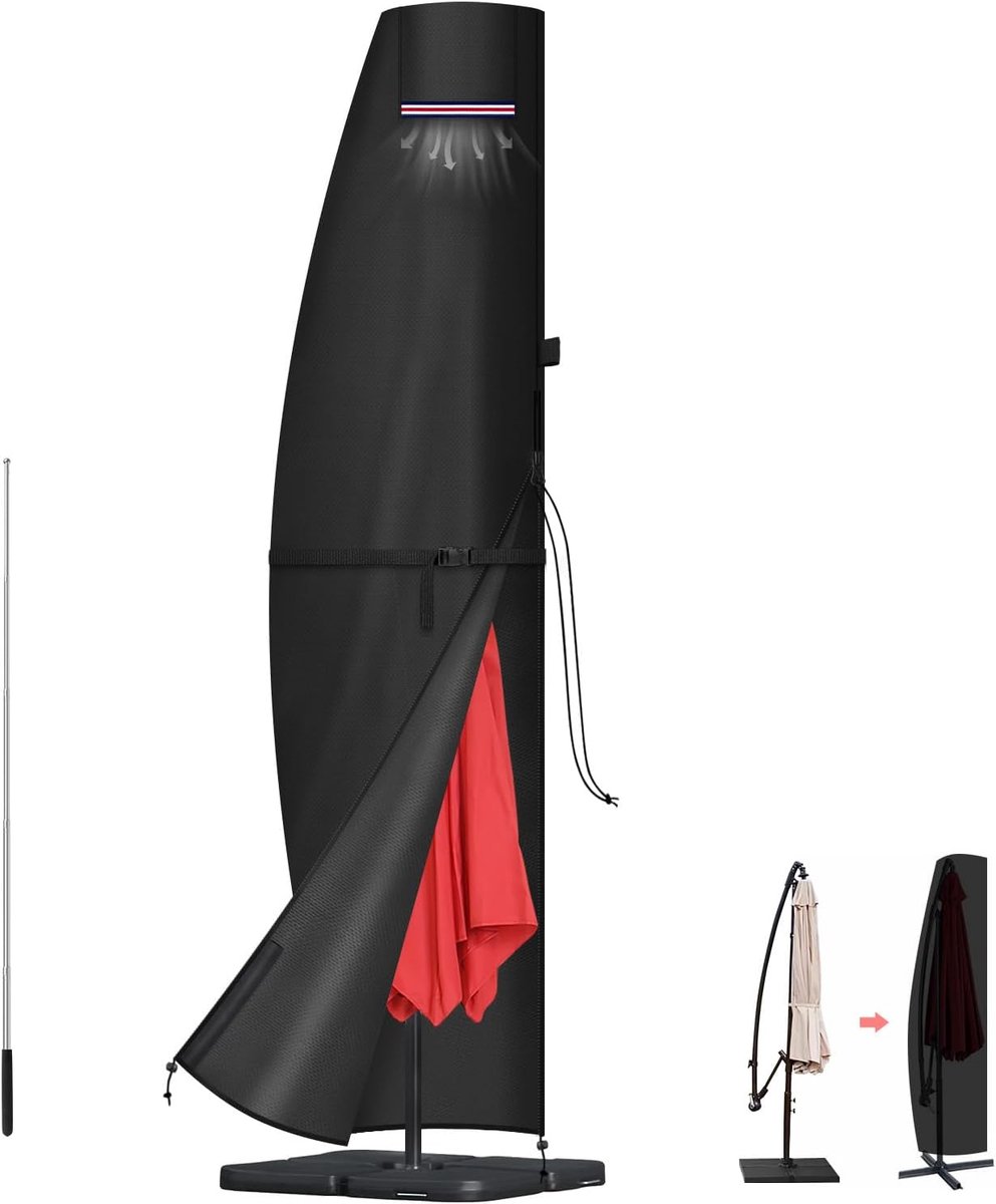 Parasolhoes voor Zweefparasol - Parasol hoes Staande Parasol - XXL (6152137293221)