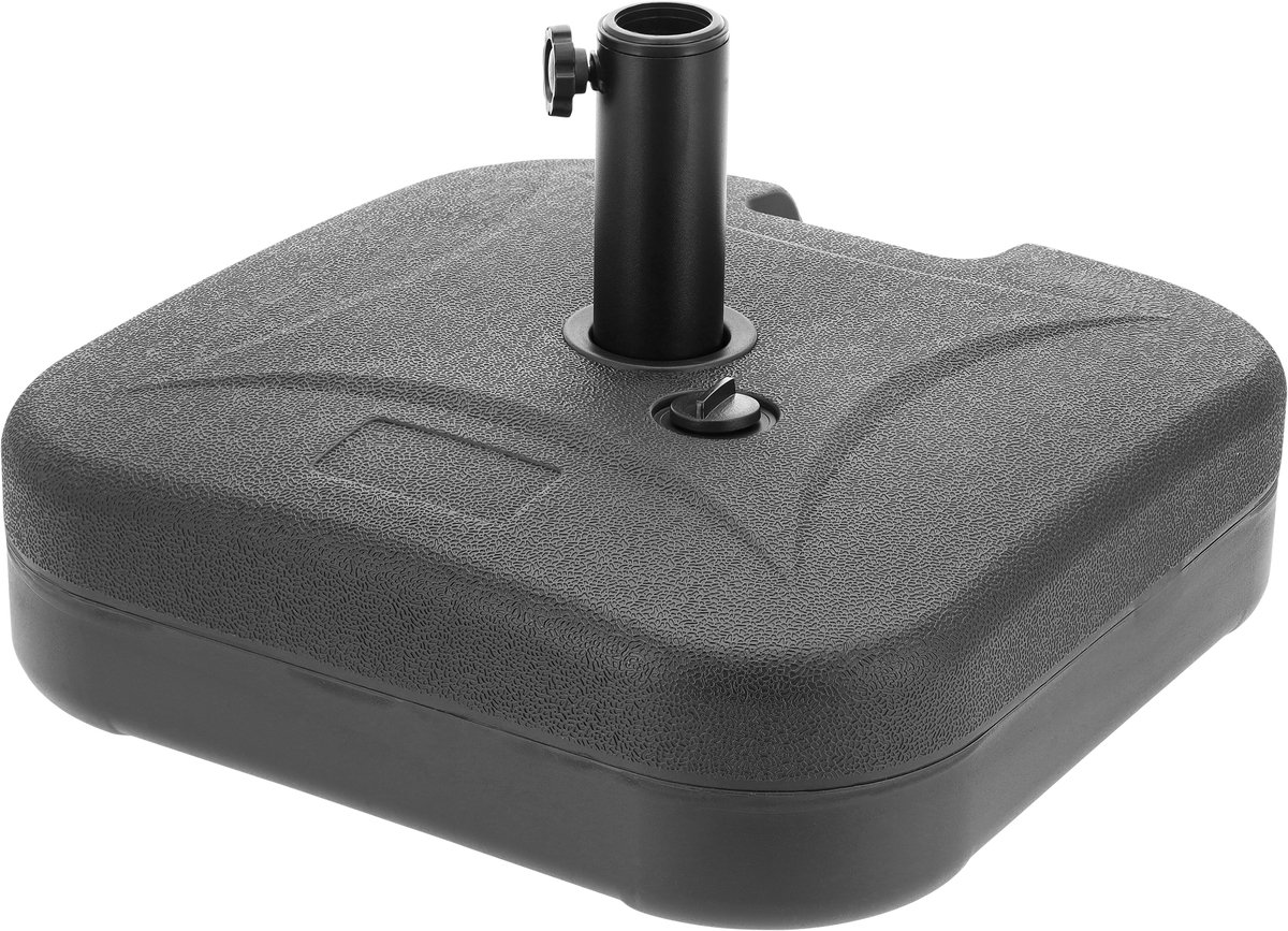 ACAZA Parasolvoet - Tot 24 kg - Zwart - Stokparasol 38 of 48 mm - Parasolvoet Basic - Parasoltegels - Parasol Voet - Parasolvoeten (5400943041347)