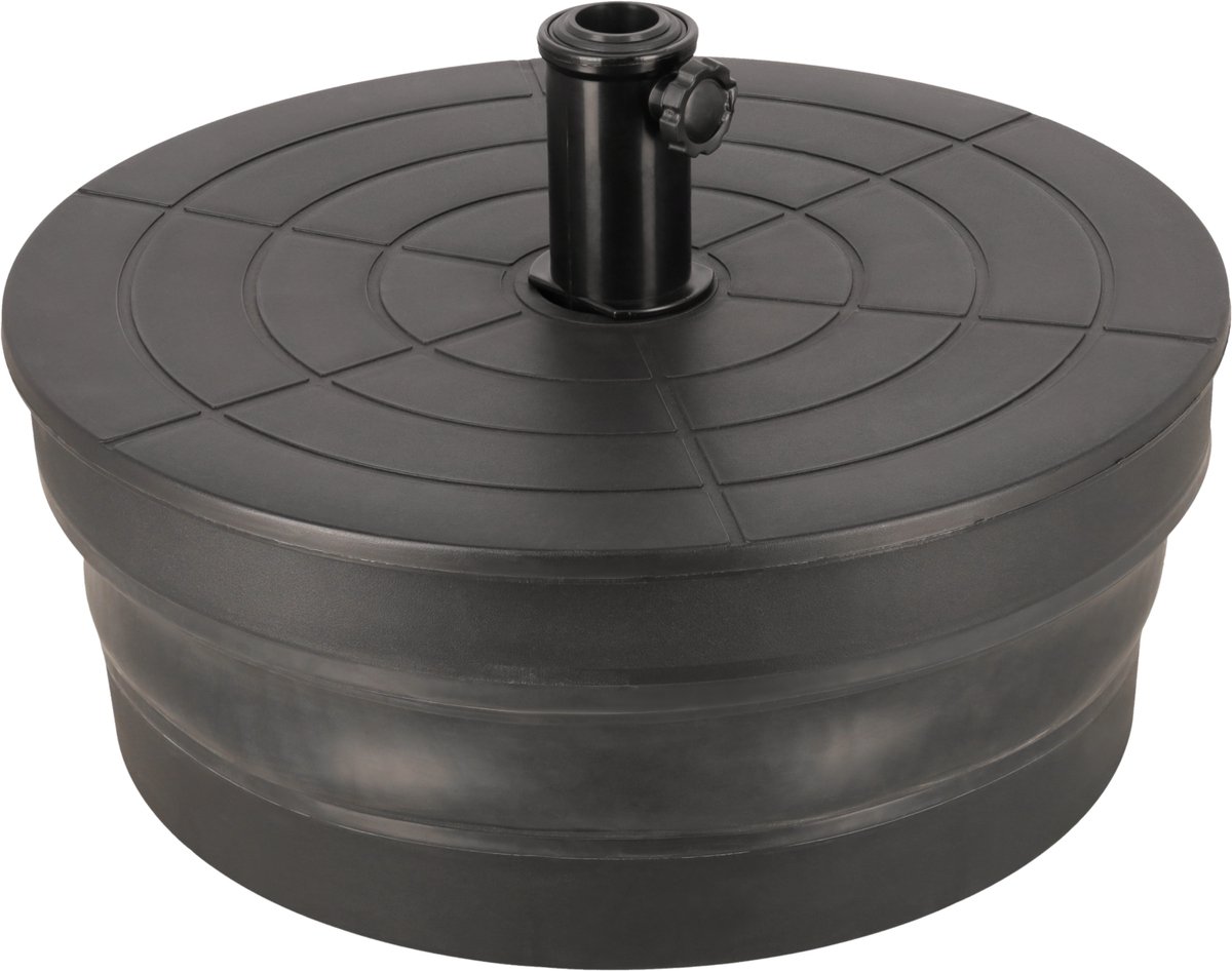 ACAZA Parasolvoet - Tot 48 kg - Zwart - Stokparasol 38 of 48 mm - Parasolvoet Premium - Parasoltegels - Parasol Voet - Parasolvoeten (5400943042924)
