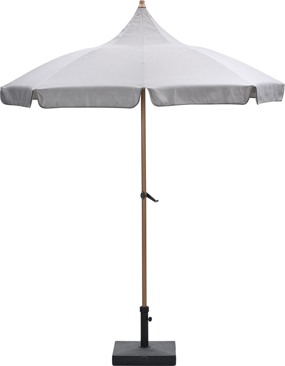 Garden Impressions Aloha stokparasol taupe - Ø180 cm (8713002009446)