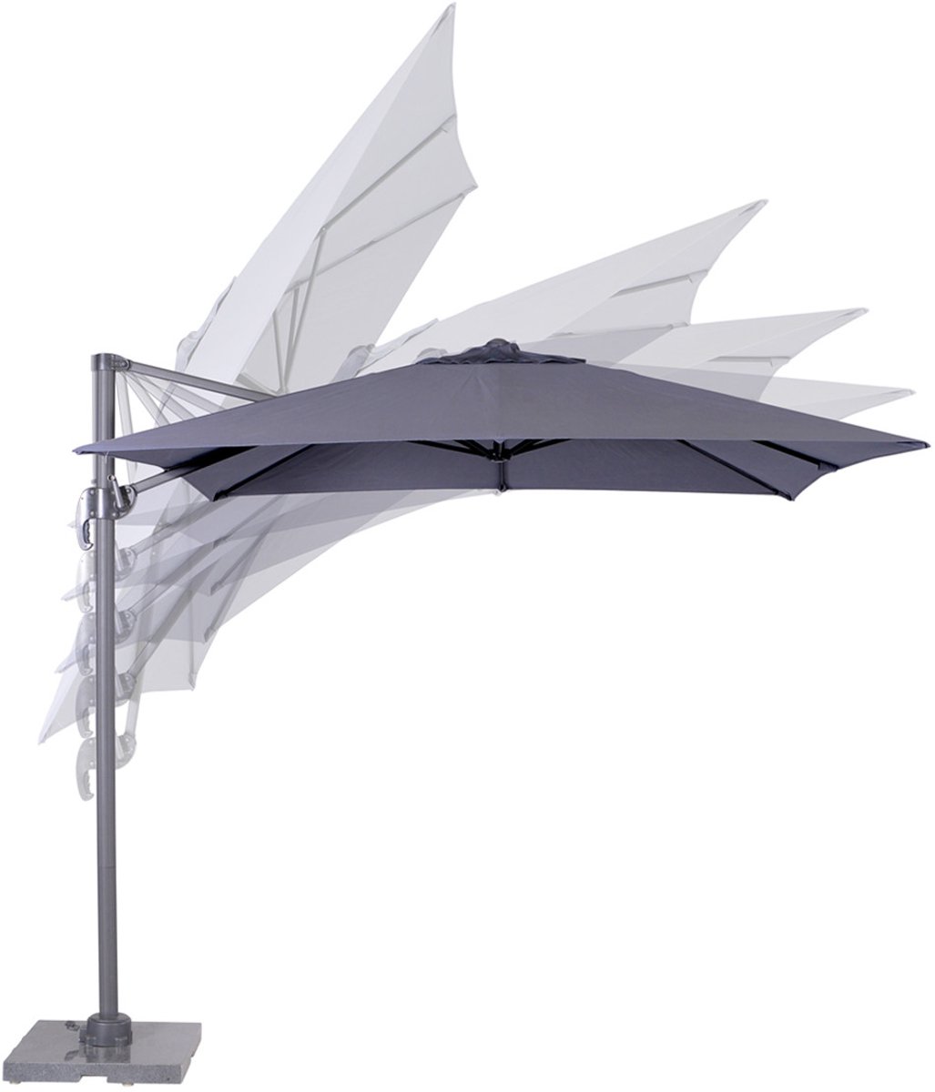 Garden Impressions Hawaii zweefparasol S 250x250 - donker grijs (8713002504149)