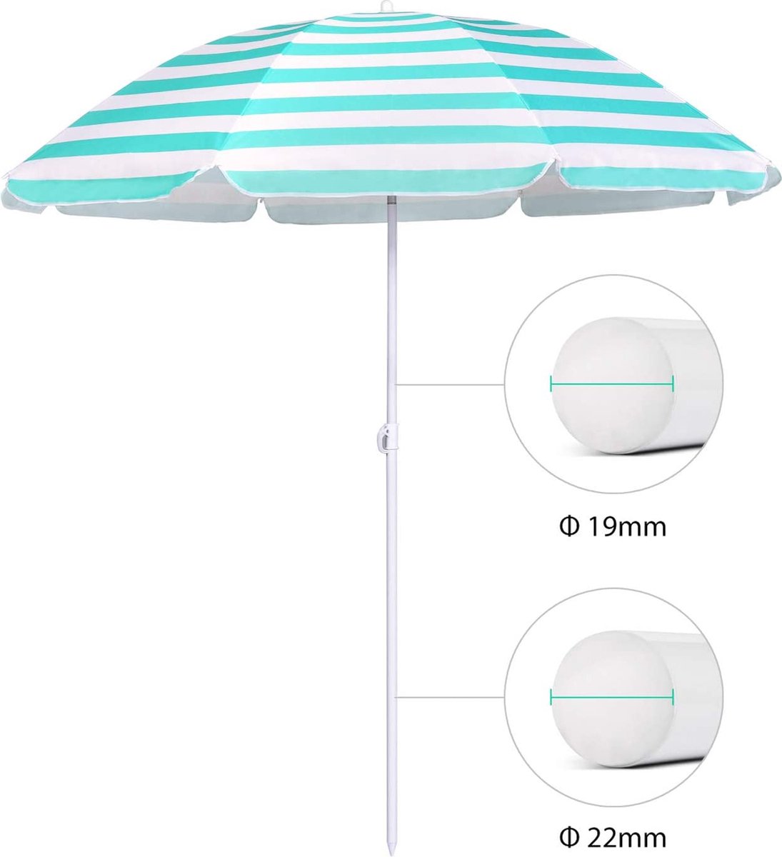 Parasol - Tuin Parasol - Stokparasol - Umbrella Garden (6221237089796)