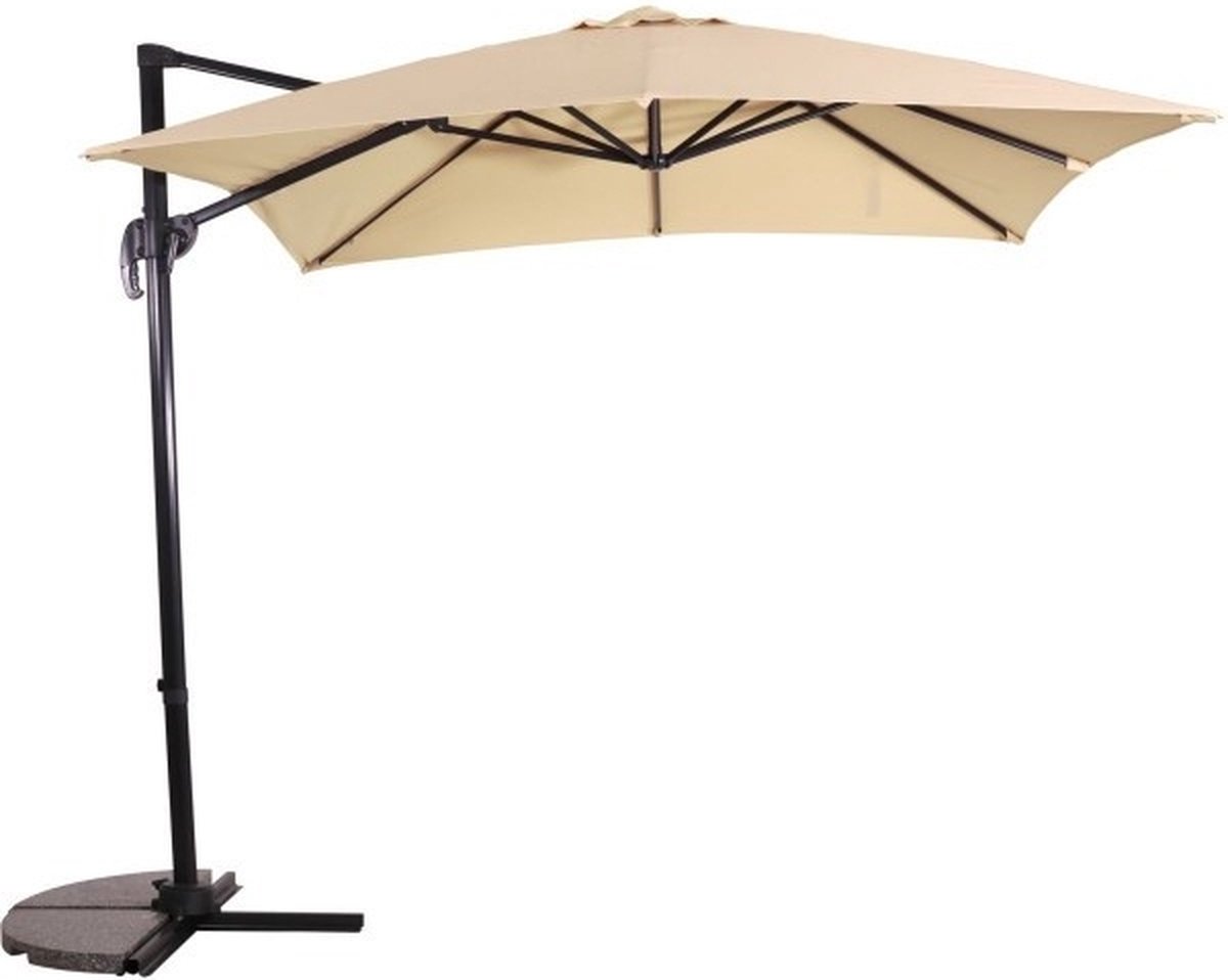 Zweefparasol Libra Ecru 250 x 250 cm (8714365531551)