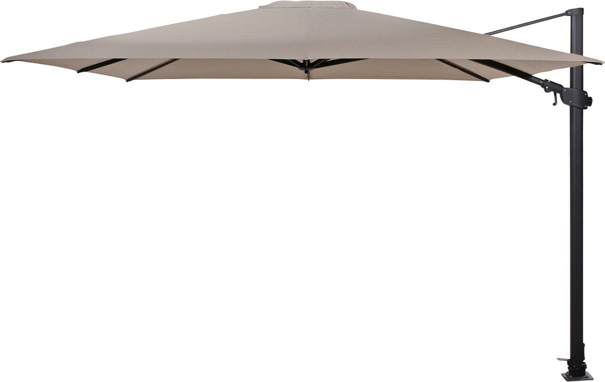 4 seasons Zweefparasol siesta premium 300 x 300 cm - taupe (8718144538458)
